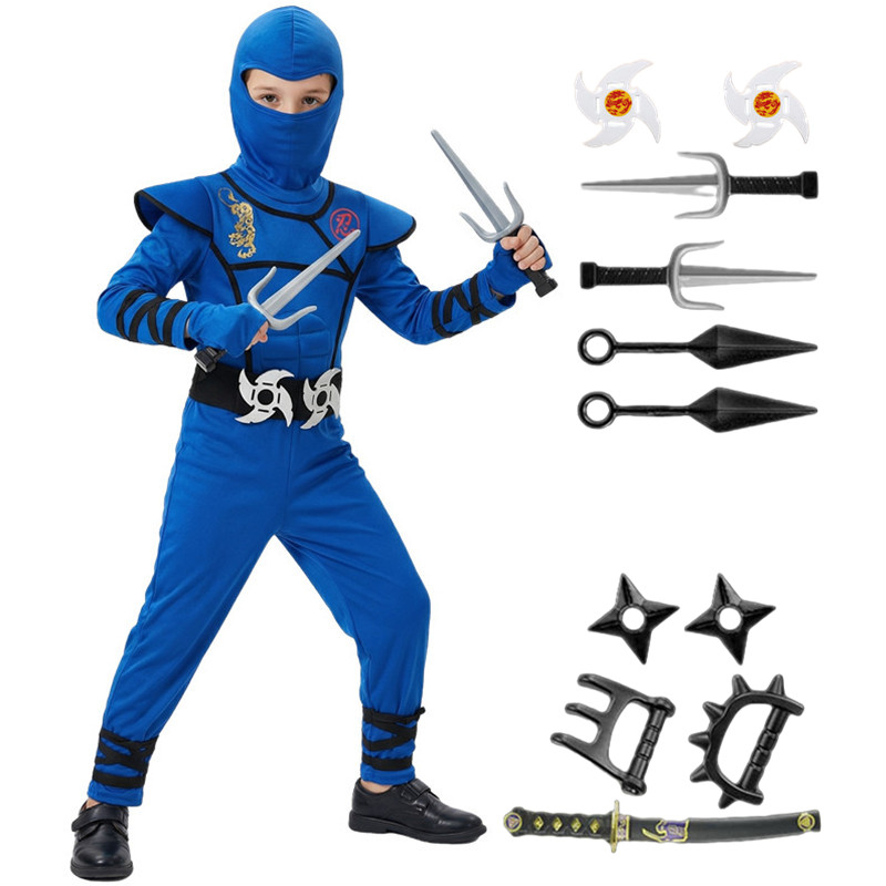 Party Games Girls - Çocuklar için Siyah ve Mavi Ninja