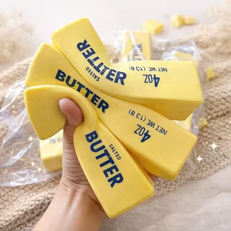 Party Games Classic - 4 Adet Krem Rengi Sıkma Oyuncakları,