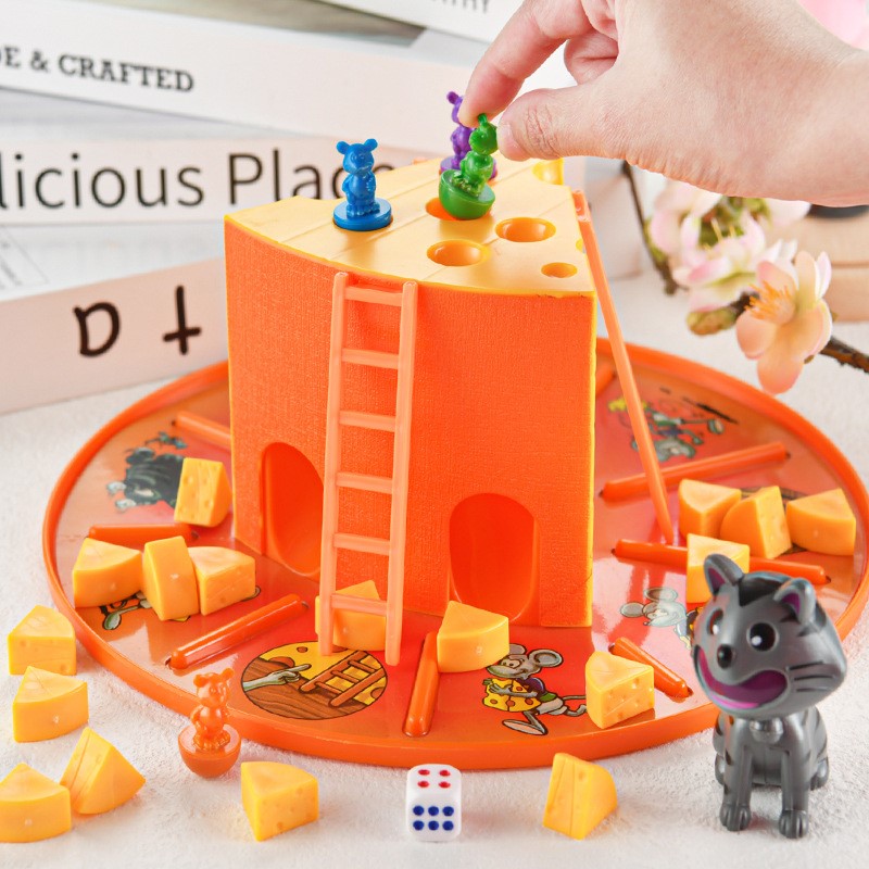 Party Games Kids Indoor - Kedi ve Fare Kek Peynir Tahtası
