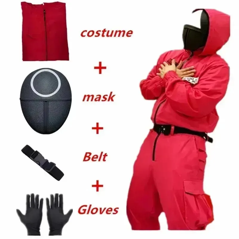 Party Games Classic - AA Kırmızı Kalamar Oyunu Tulumu Cosplay