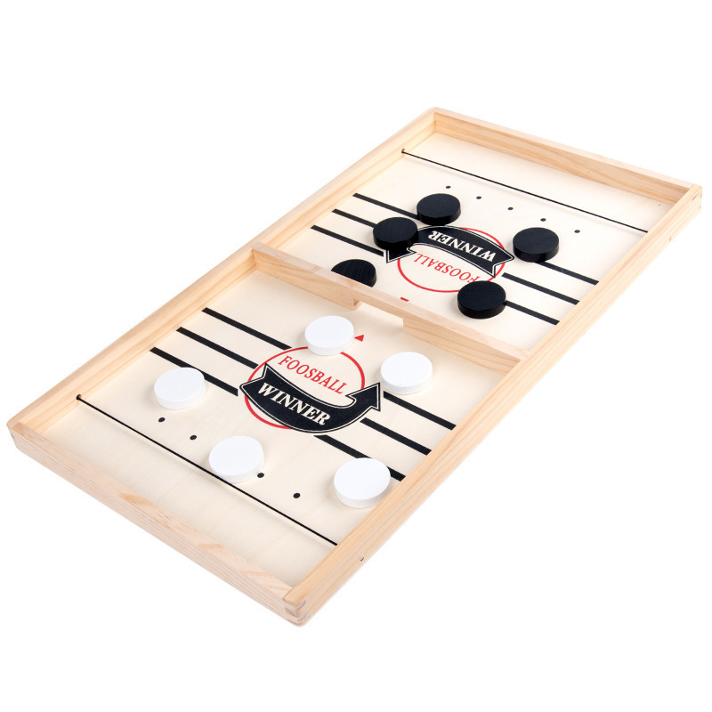 Party Games Kids Indoor - Gowinbaby Ahşap Sling Puck Oyunu Çift