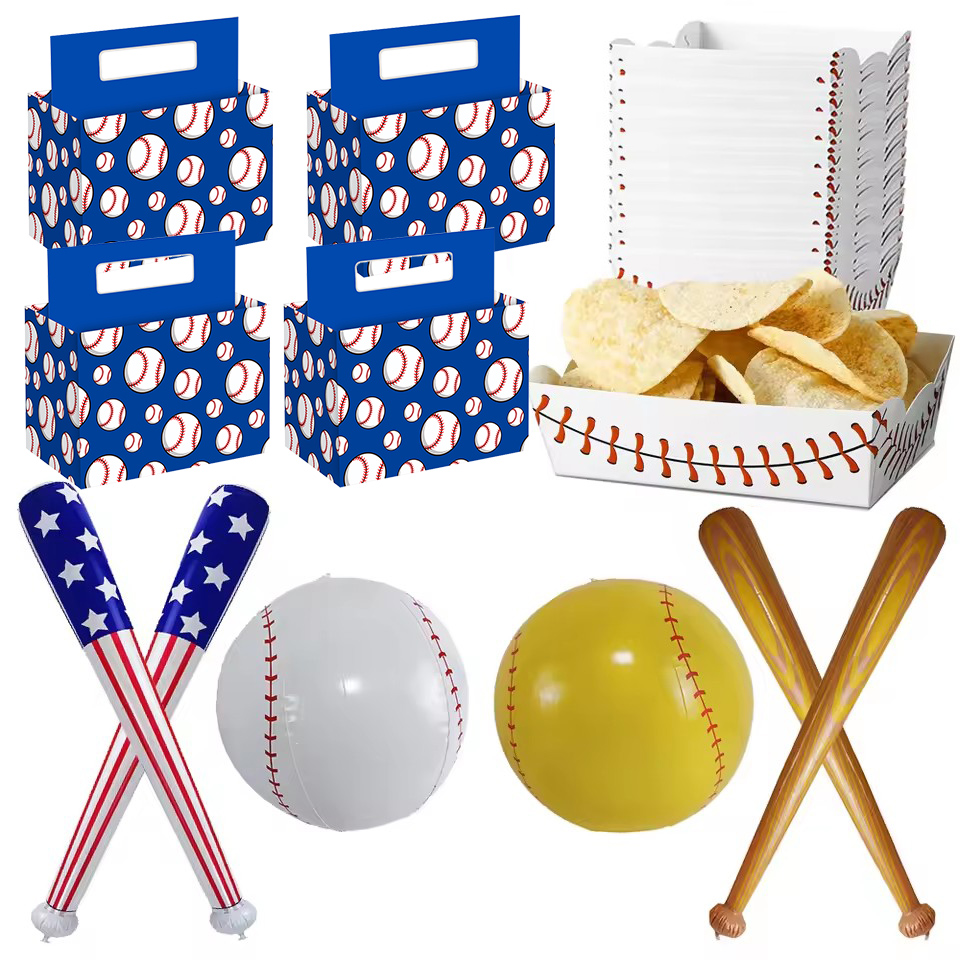 Party Games No Supplies - Beyzbol Parti Malzemeleri Tek Kullanımlık Plastik