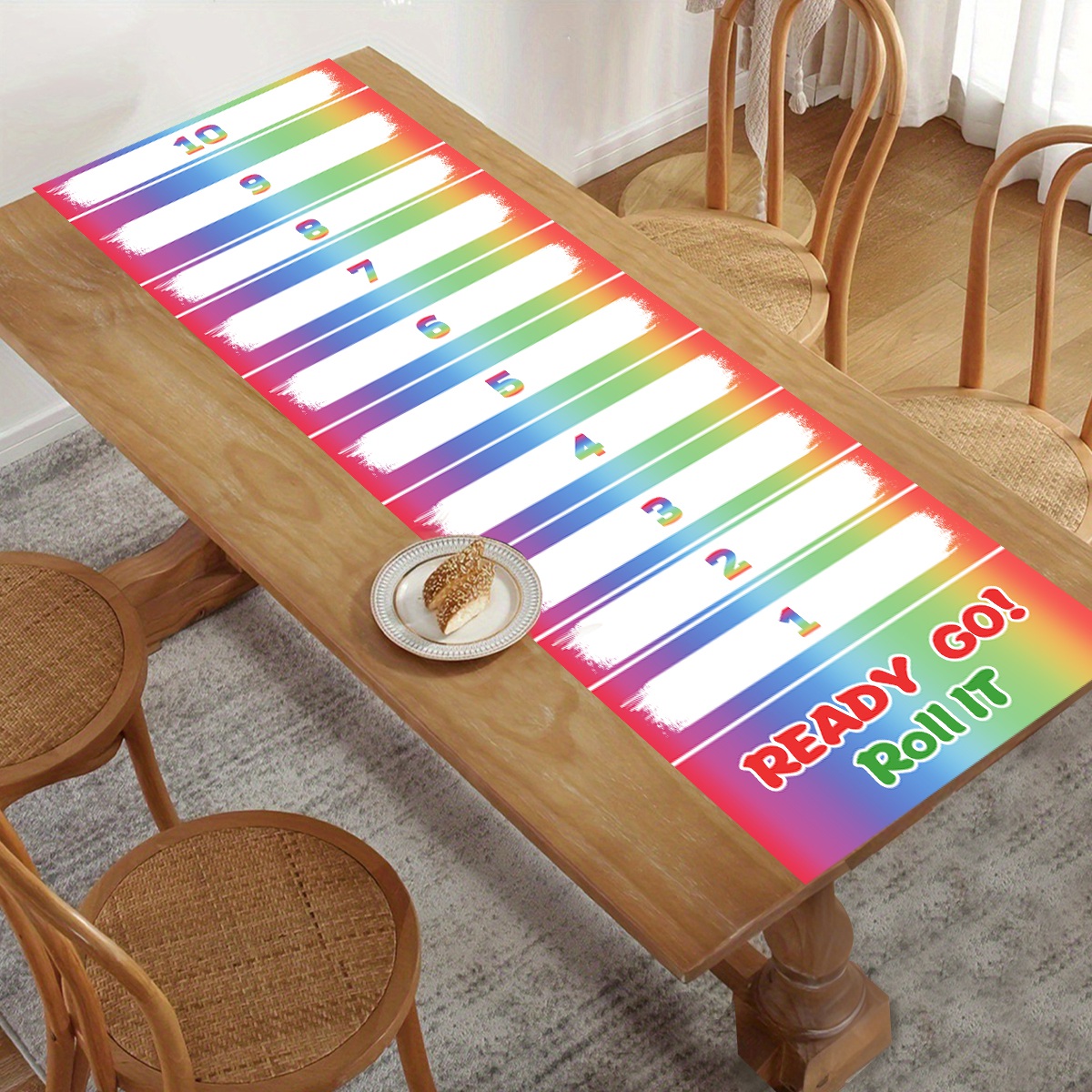 Party Games No Supplies - 1 adet Gökkuşağı Kaydırma Puanlama Oyunu