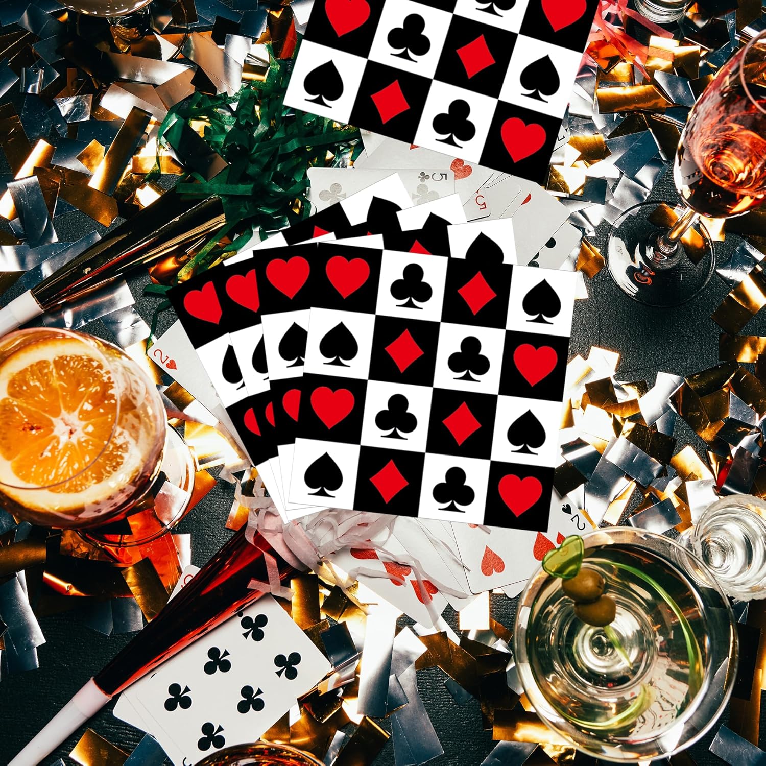 20/40/60/80 adet Casino tema P - Party Games No Supplies incelemesi ve fiyatı