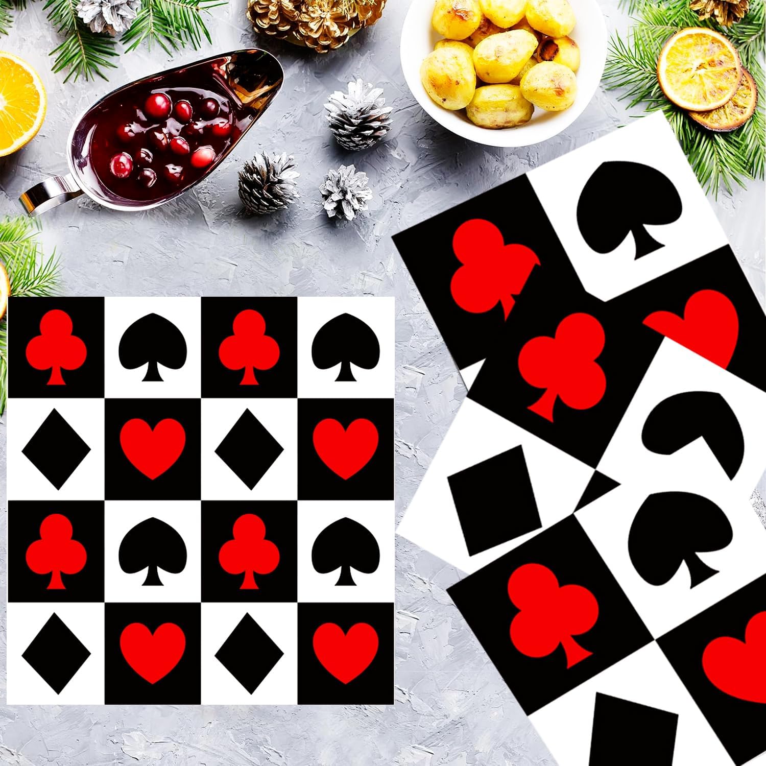 20/40/60/80 adet Casino tema P - Party Games No Supplies incelemesi ve fiyatı