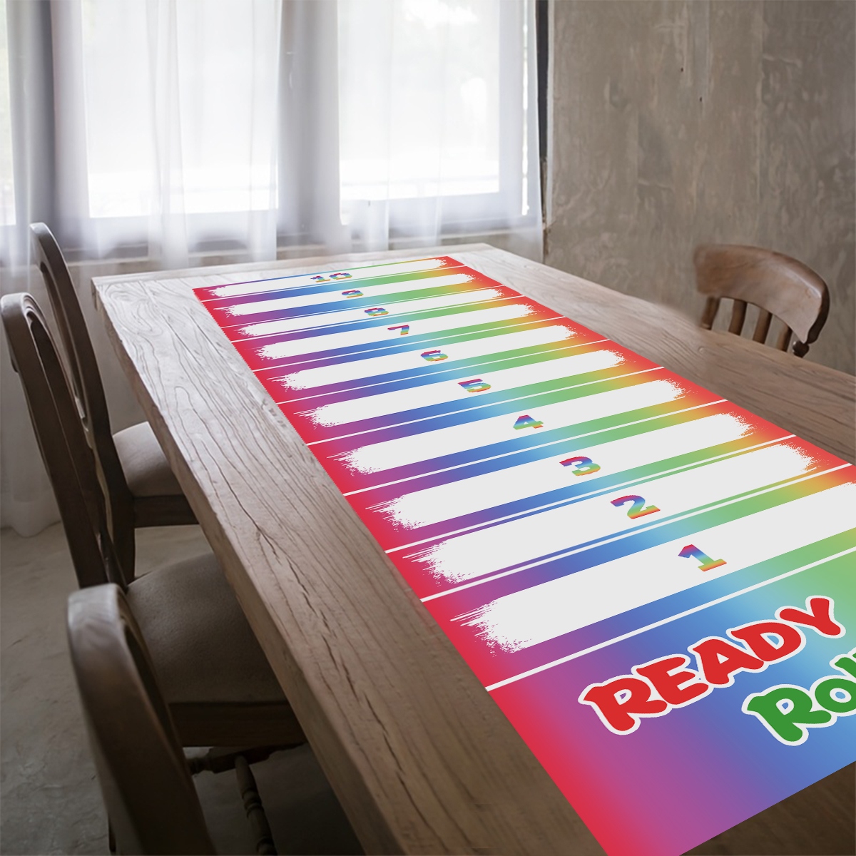 1 adet Gökkuşağı Kaydırma Puan - Party Games No Supplies incelemesi ve fiyatı